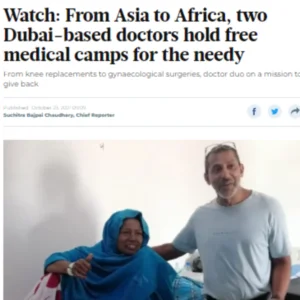 Gulf New-Charity-From Asia to Africa, two Dubai-based doctors hold free medical camps for the needy - Womanaari by Dr. Talakere Usha Kiran